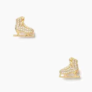 Kate Spade Snow Day Ice Skate Stud Earrings